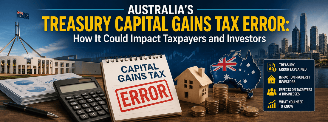 Australia’s Treasury Capital Gains Tax Error